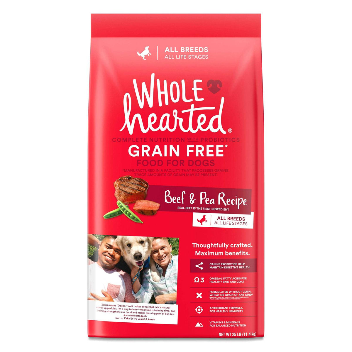 Grain Free Beef & Pea Formula Dry Dog Food A335