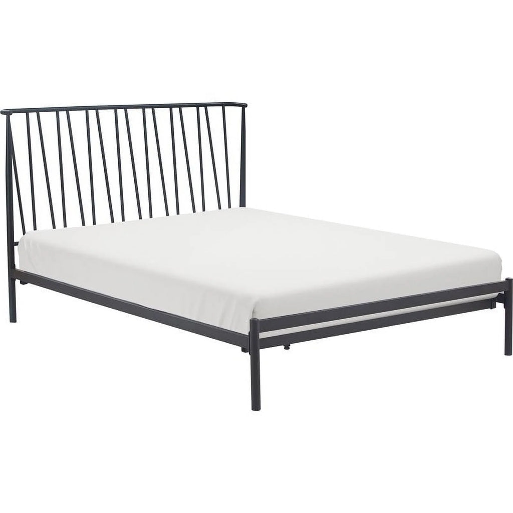 Black Metal King Bed K122542