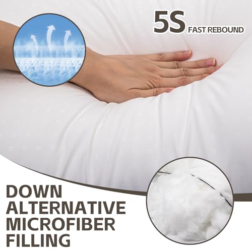 King Size Cooling Microfiber Pillows Set of 4 B41213