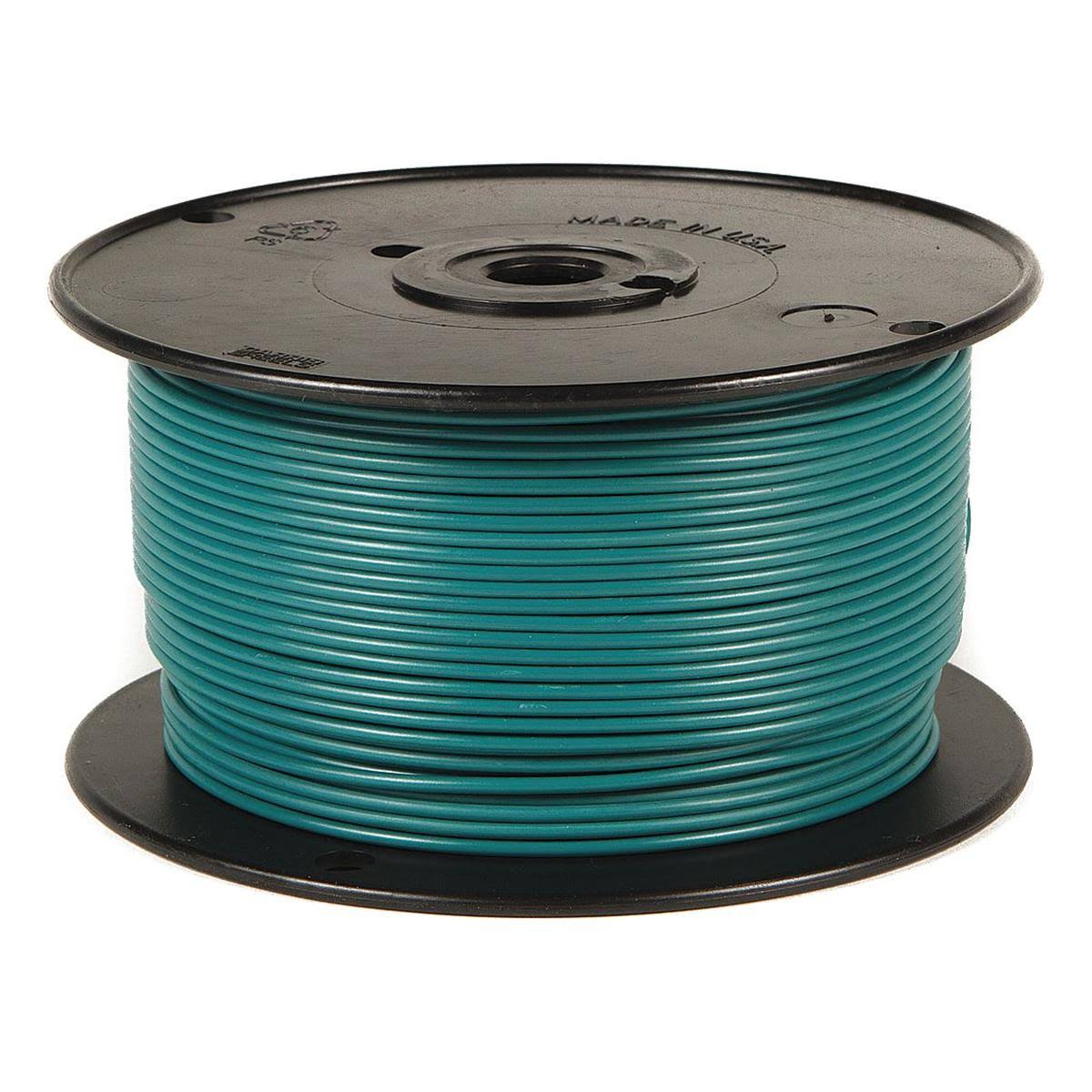 10 Awg Primary Wire, 500 Ft, Green Z7967