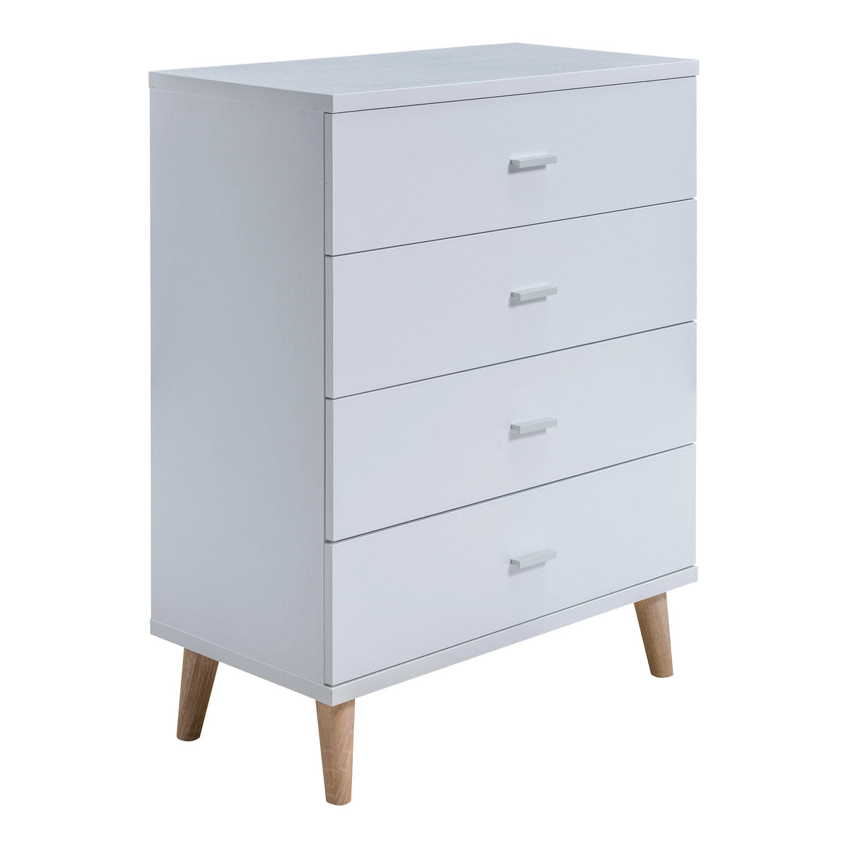 White 4-Drawer Wood Chest N52778