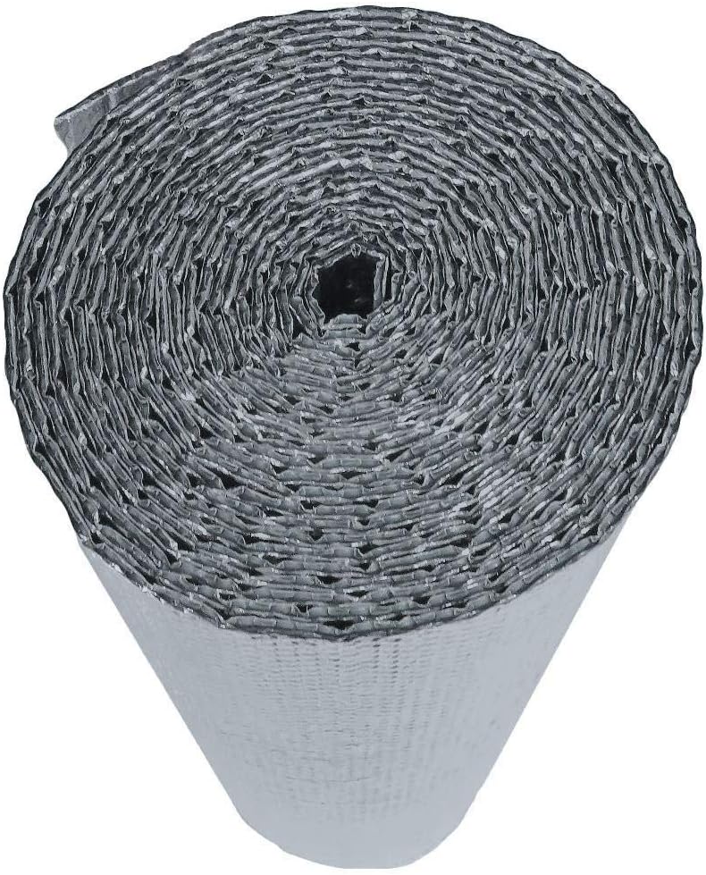Double Sided Reflective Aluminum Foil Insulation Roll 24" x 25' Pack of 2 T83547