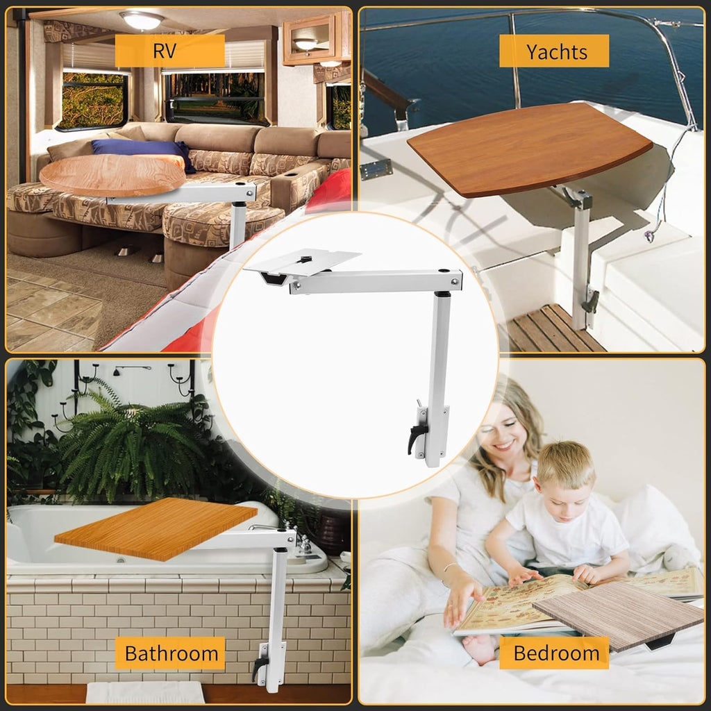 360 Degree Rotation Aluminum Alloy Height Adjustable Table Leg Bracket C399