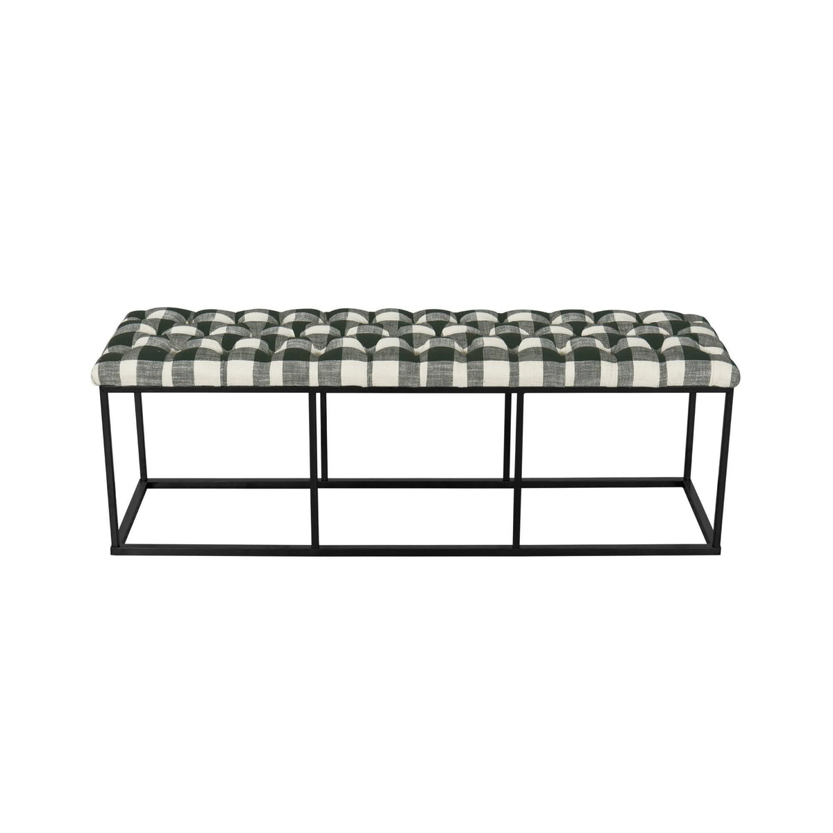 Black Padded Bench Y947
