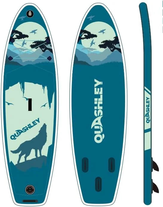 Inflatable Stand Up Paddle Board with Accessories, 11'x33 x6, Max 330lbs I615