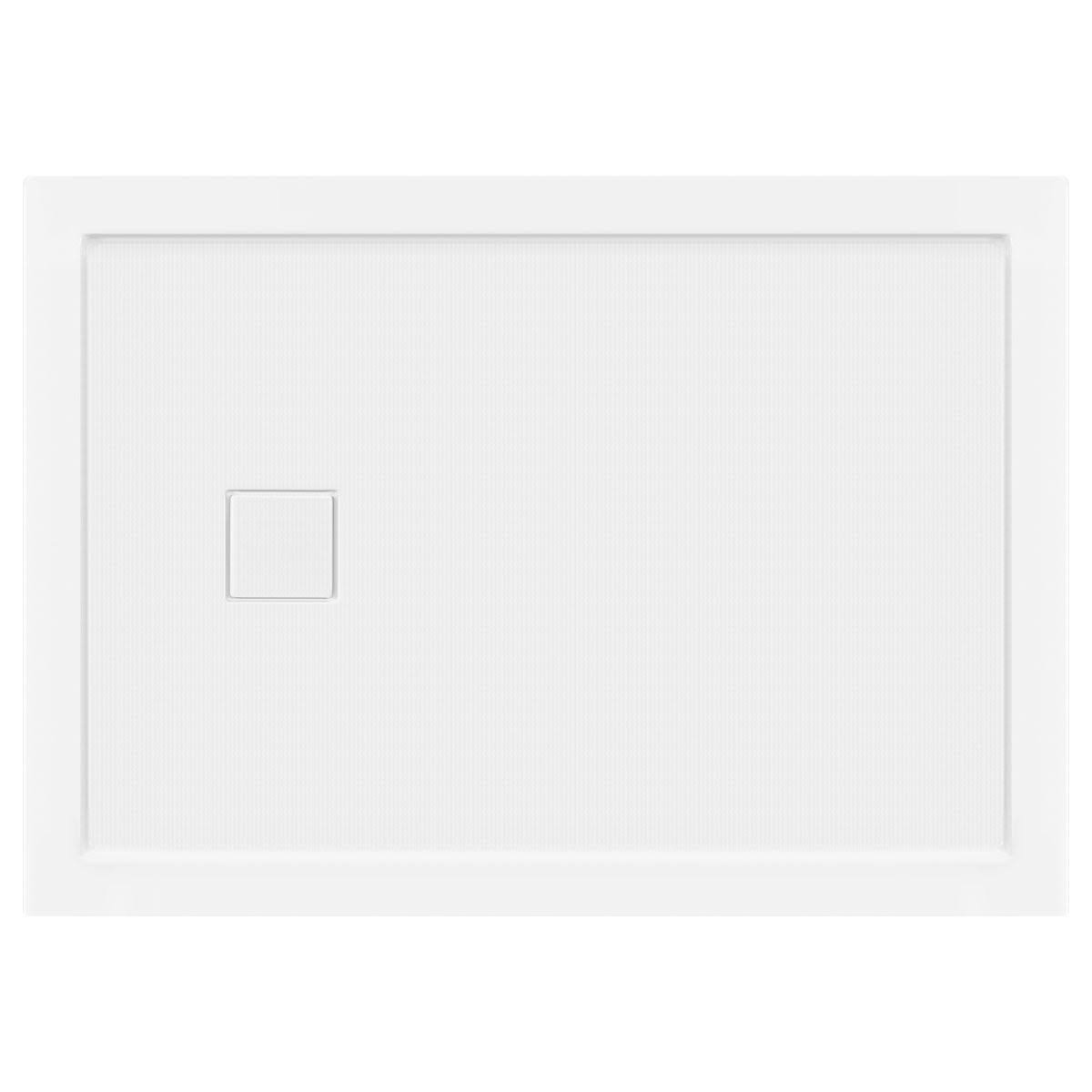 White 48 x 34 Threshold Shower Base Pan U9274