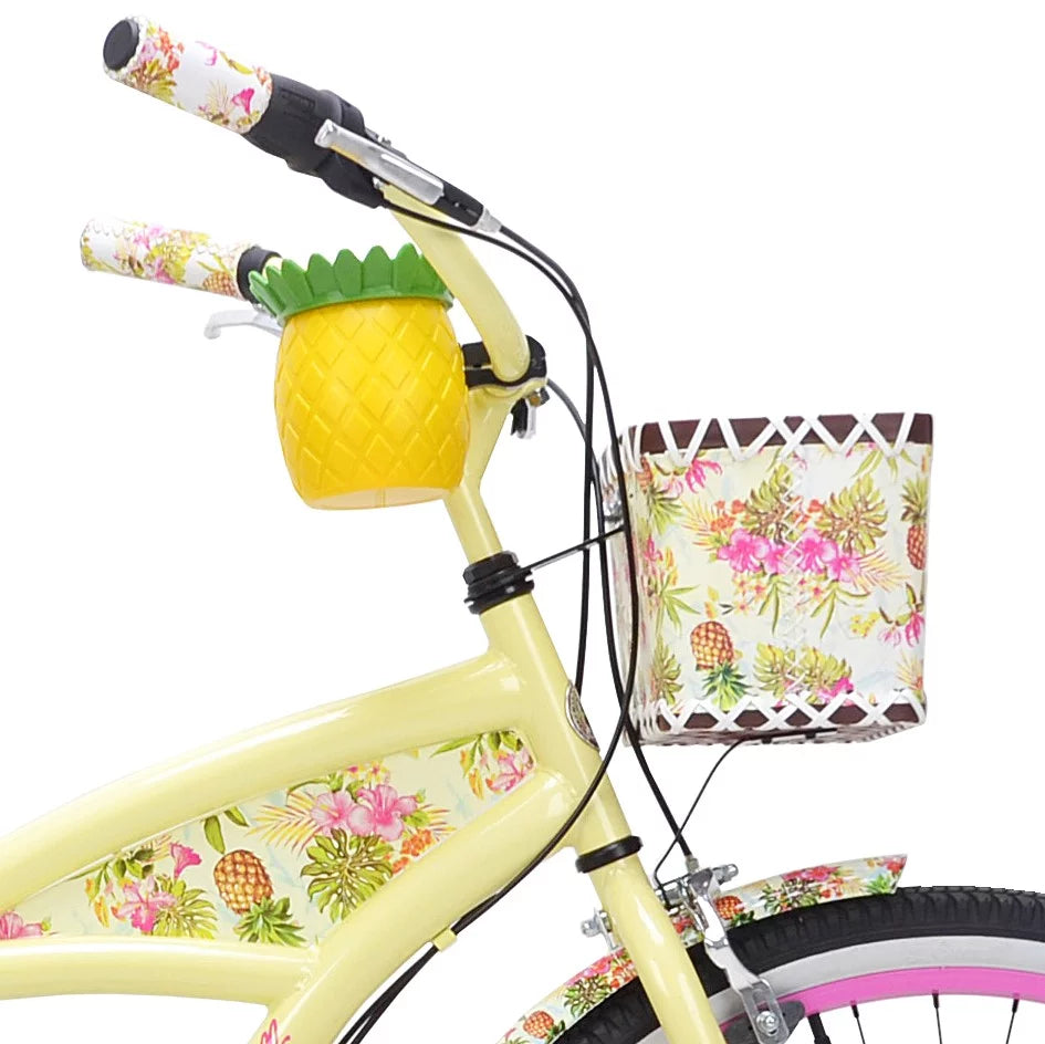 Yellow 3-Speed Cruiser Bike J47813