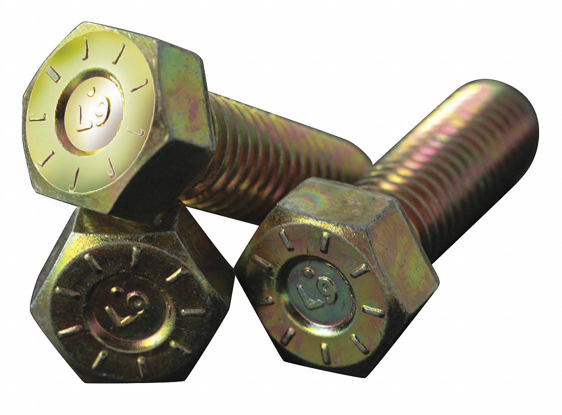 7/16 inch-20 Grade 9 Hex Head Cap Screw, Alloy Steel, Pk 50 G6177
