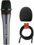 E865 Cardioid Handheld Condenser Microphone with XLR Cable and Foam Windscreen O736811
